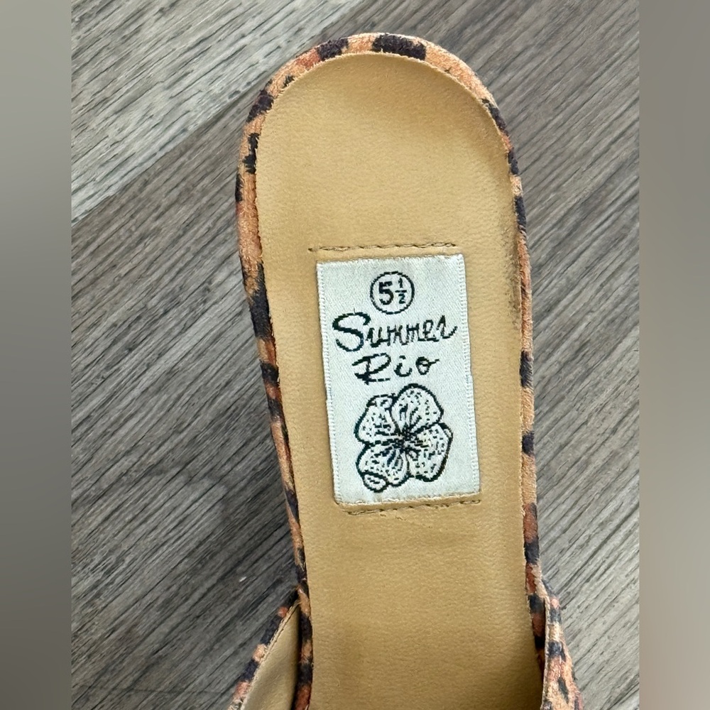 Summer Rio Animal Patterned Heels - Picture 5 of 11